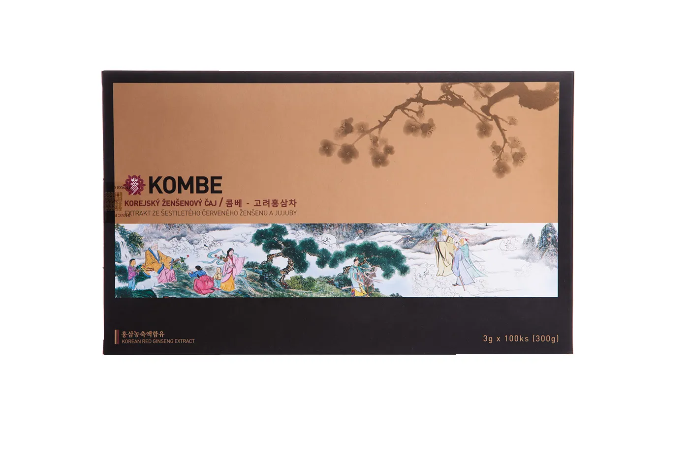 Kombe Korejský ženšenový čaj 100 sáčků