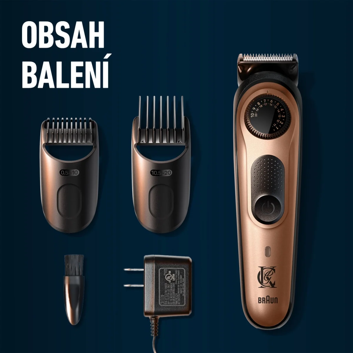 Gillette Xmass sada King C. zastřihovač vousů, balzám a šampon 3 ks