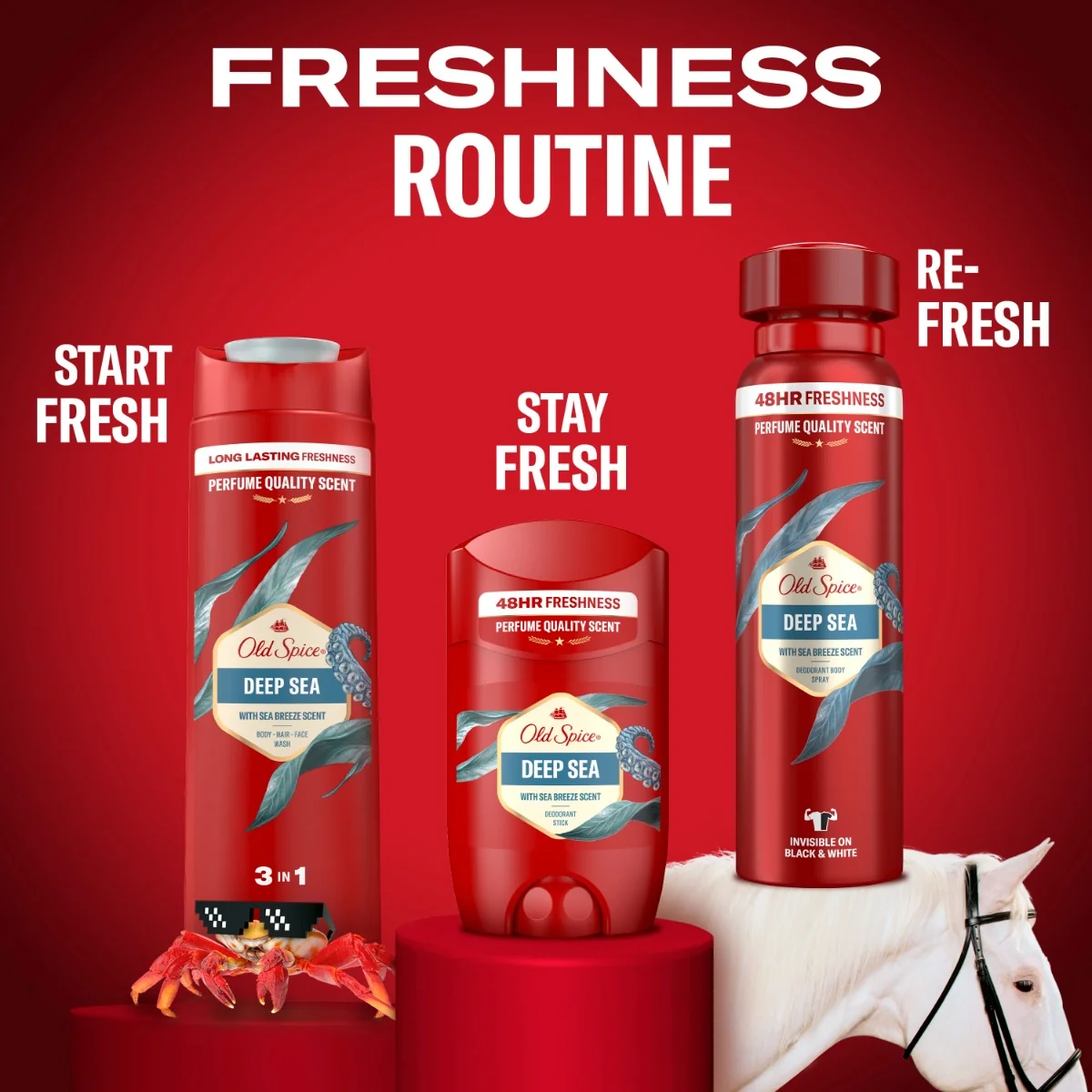 Old Spice Deep Sea Pánský sprchový gel 400 ml