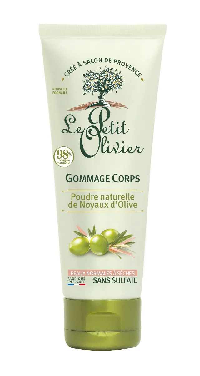 Le Petit Olivier Tělový peeling z olivových jader