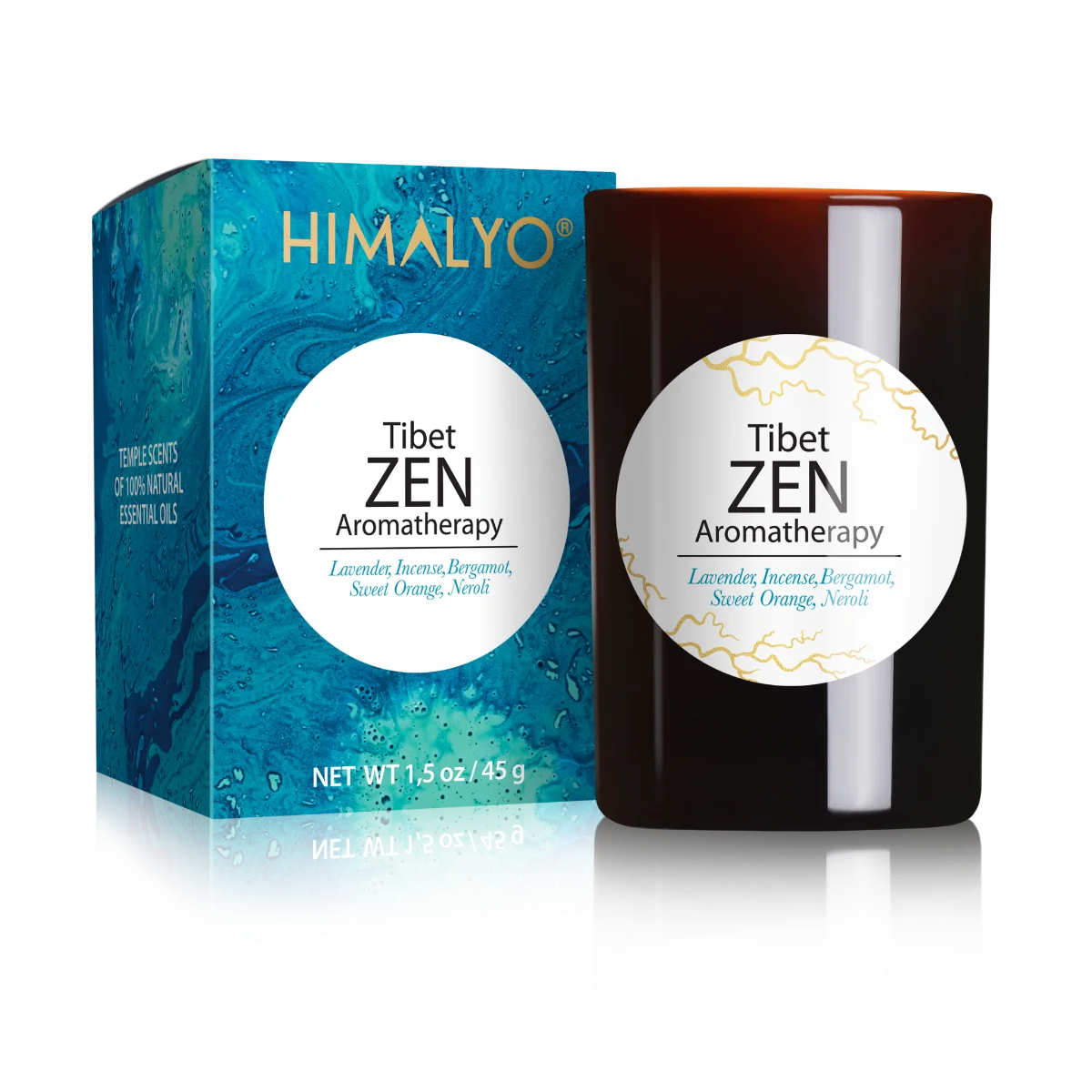 Himalyo Tibet ZEN Aromatherapy Svíčka 45 g