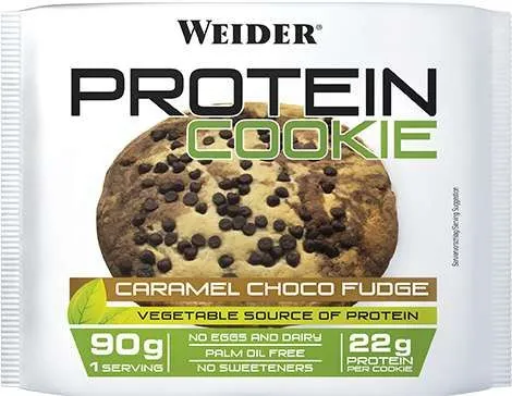 WEIDER Protein Cookie Caramel choco fudge sušenky 90 g