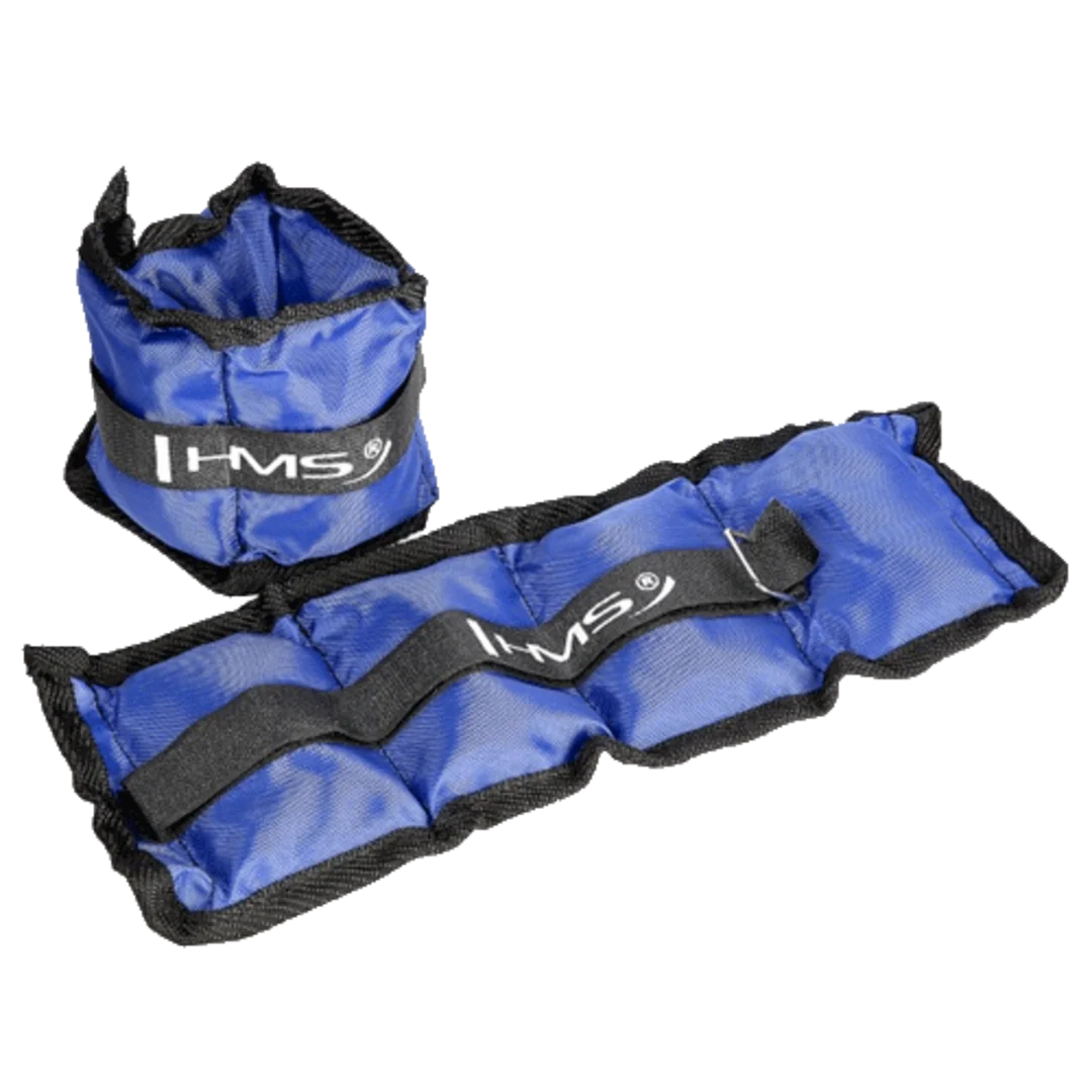 HMS Zátěže na kotníky a zápěstí OB03 modré - 2x1,5kg