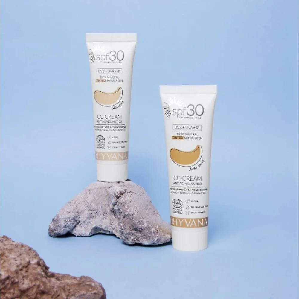 Dhyvana Přírodní minerální tónovací krém SPF30 Golden Beige 50 ml