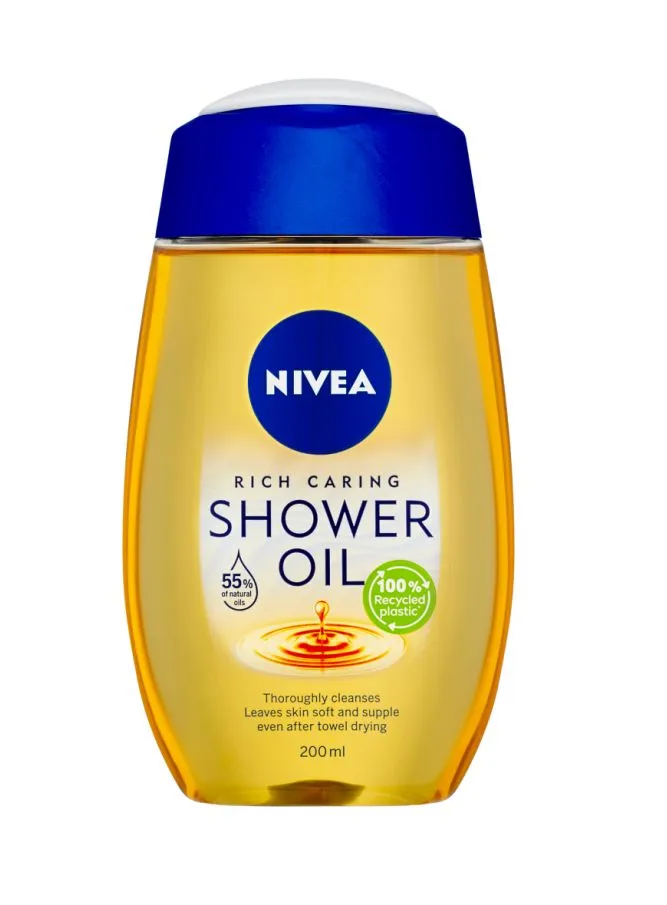 Nivea Natural pečující sprchový olej 200 ml