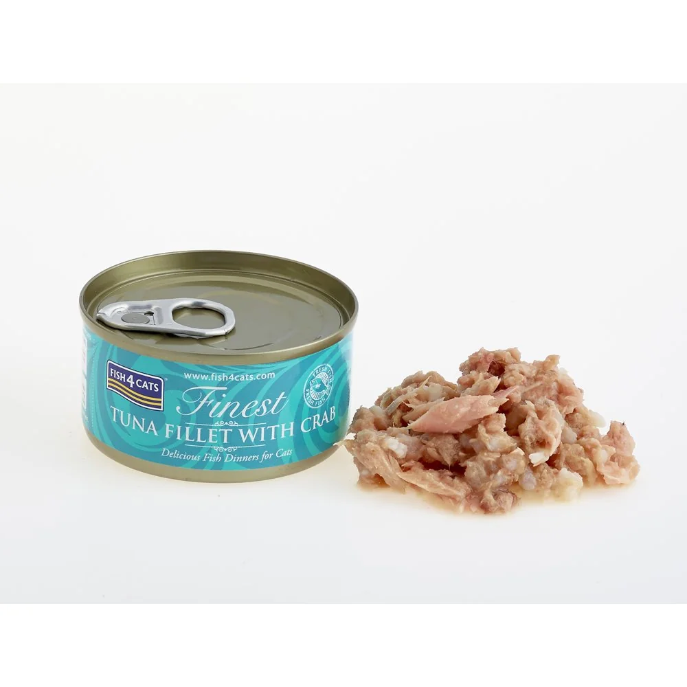 Fish4Cats Konzerva pro kočky Finest tuňák s krabem 70 g