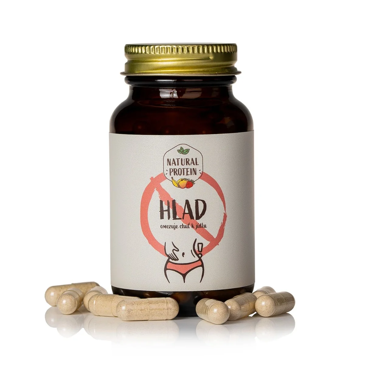 NaturalProtein Hlad 60 kapslí