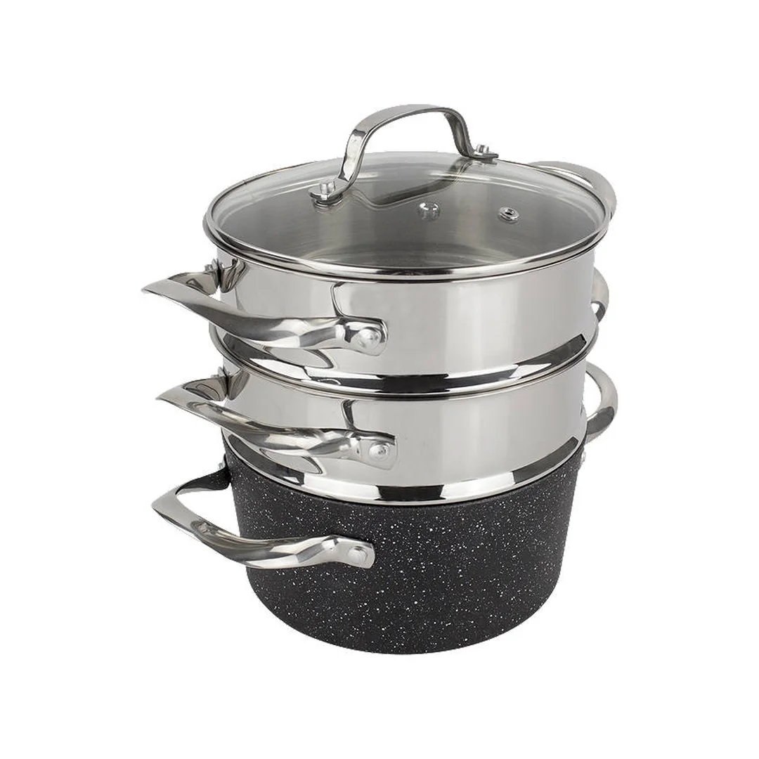 Imperial International LTD Eaziglide Neverstick2 set nádobí pro vaření v páře (1039) 