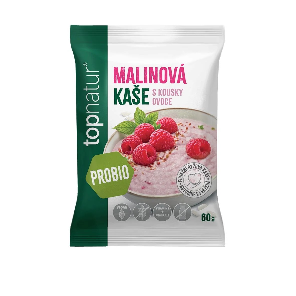 Topnatur Probio malina kaše 60 g