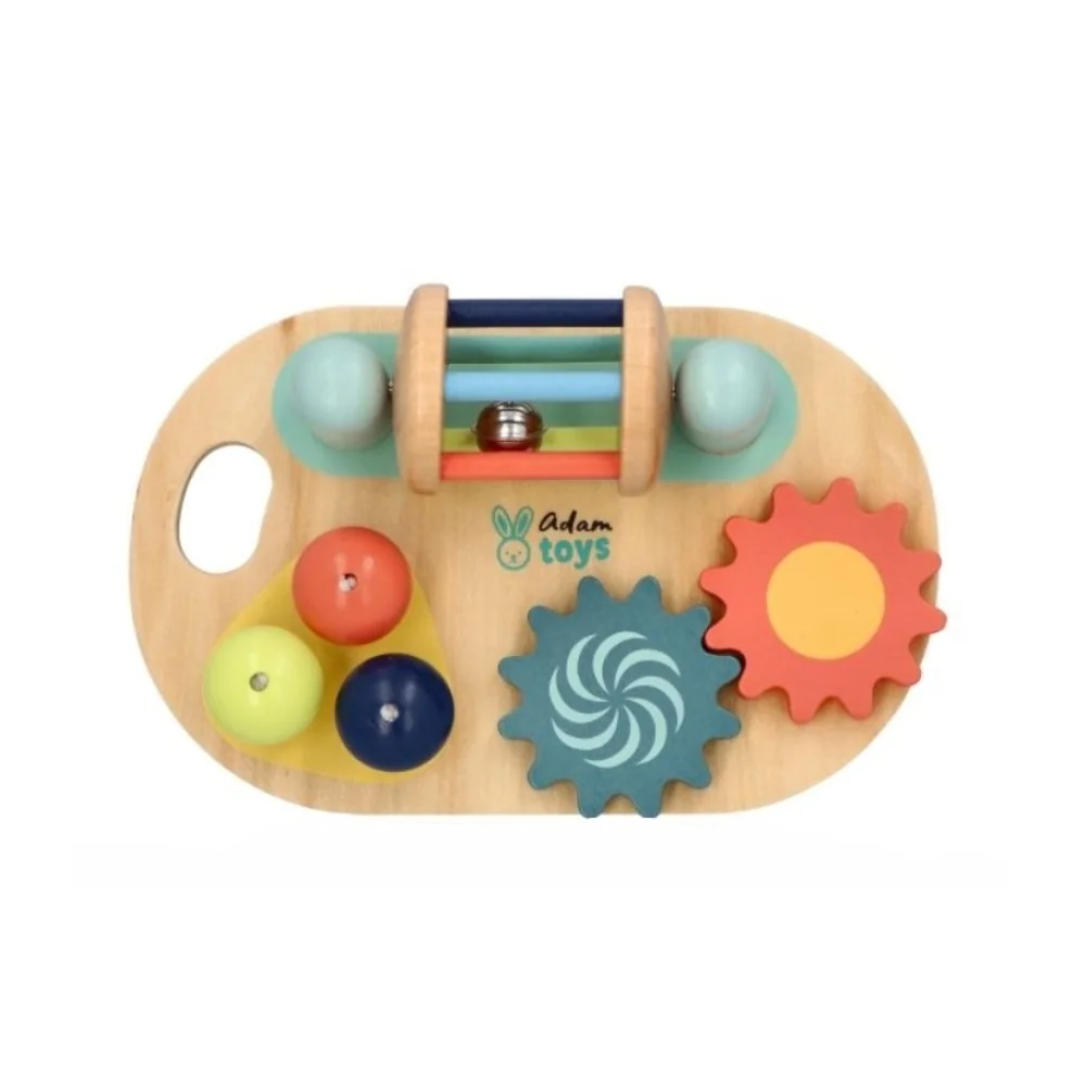 Adam Toys Montesori Edukační dřevěná tabulka Activity