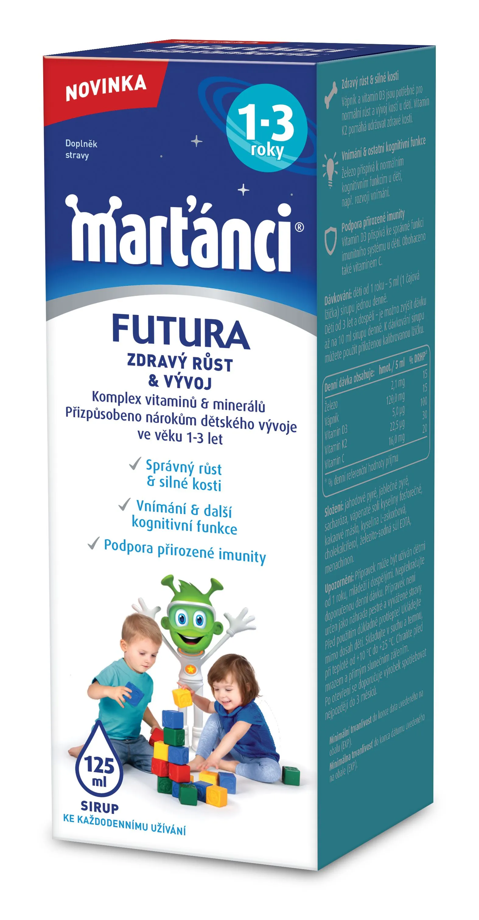 Marťánci Futura 1+ sirup 125 ml