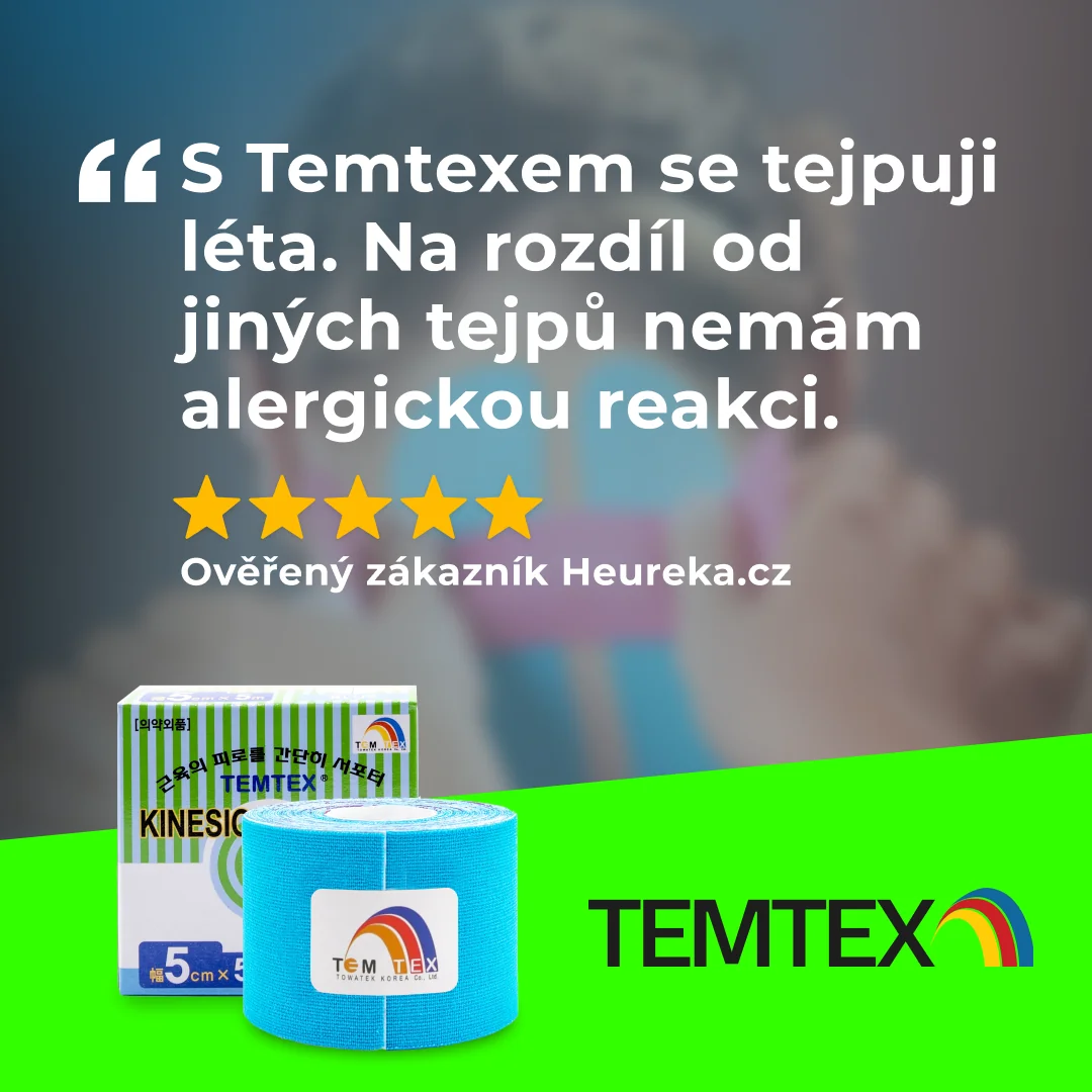 TEMTEX Kinesio tape Classic, béžová tejpovací páska 2 x 2,5cm x 5m