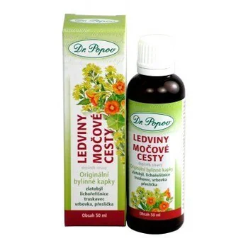 Dr. Popov Ledviny-močové cesty bylinné kapky 50 ml