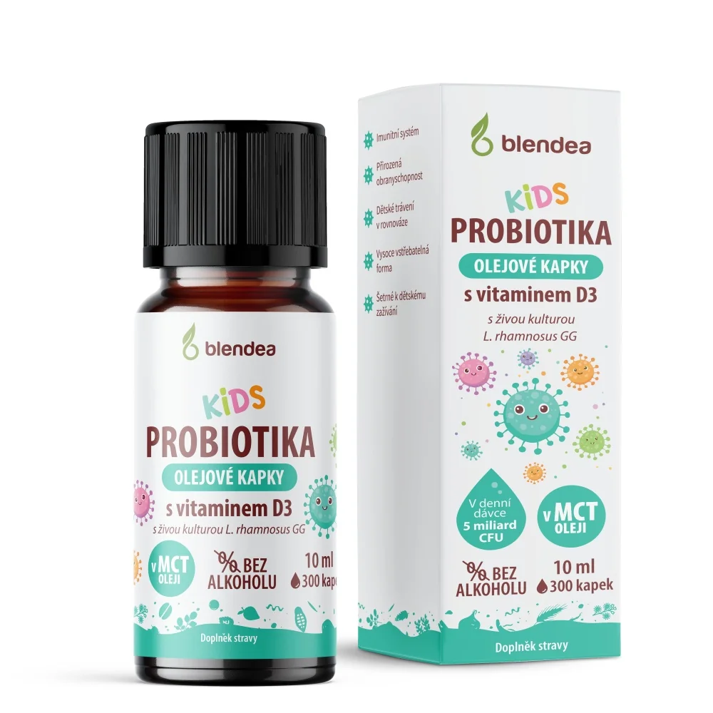 Blendea KIDS Probiotika pro děti s vitamínem D3 10 ml