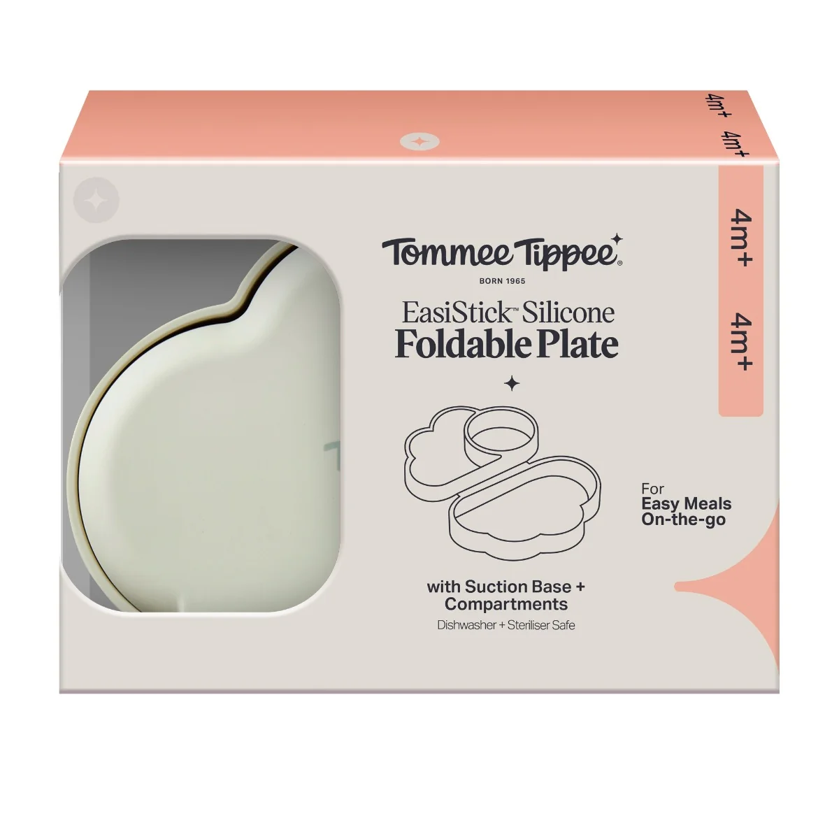 Tommee Tippee Silikonový svačinový box 1 ks zelený