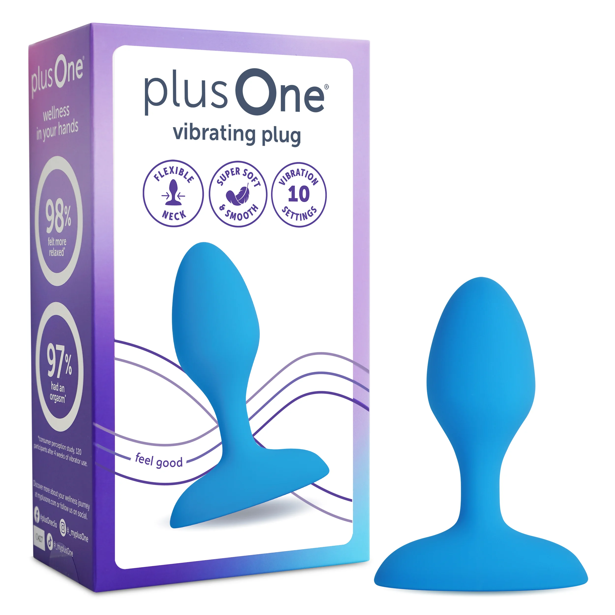 PlusOne Vibrační Plug Pulse Anální stimulátor