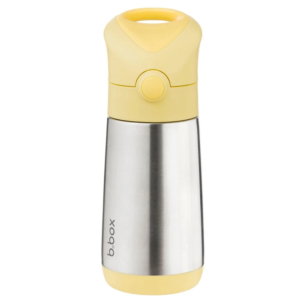 B.BOX Termoska na pití s brčkem 350 ml - lemon twist