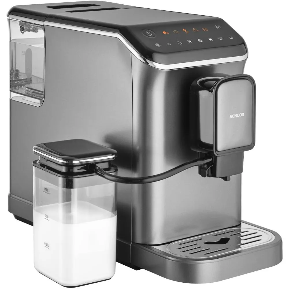 SENCOR SES 8000BK Espresso automatický kávovar černý/stříbrný