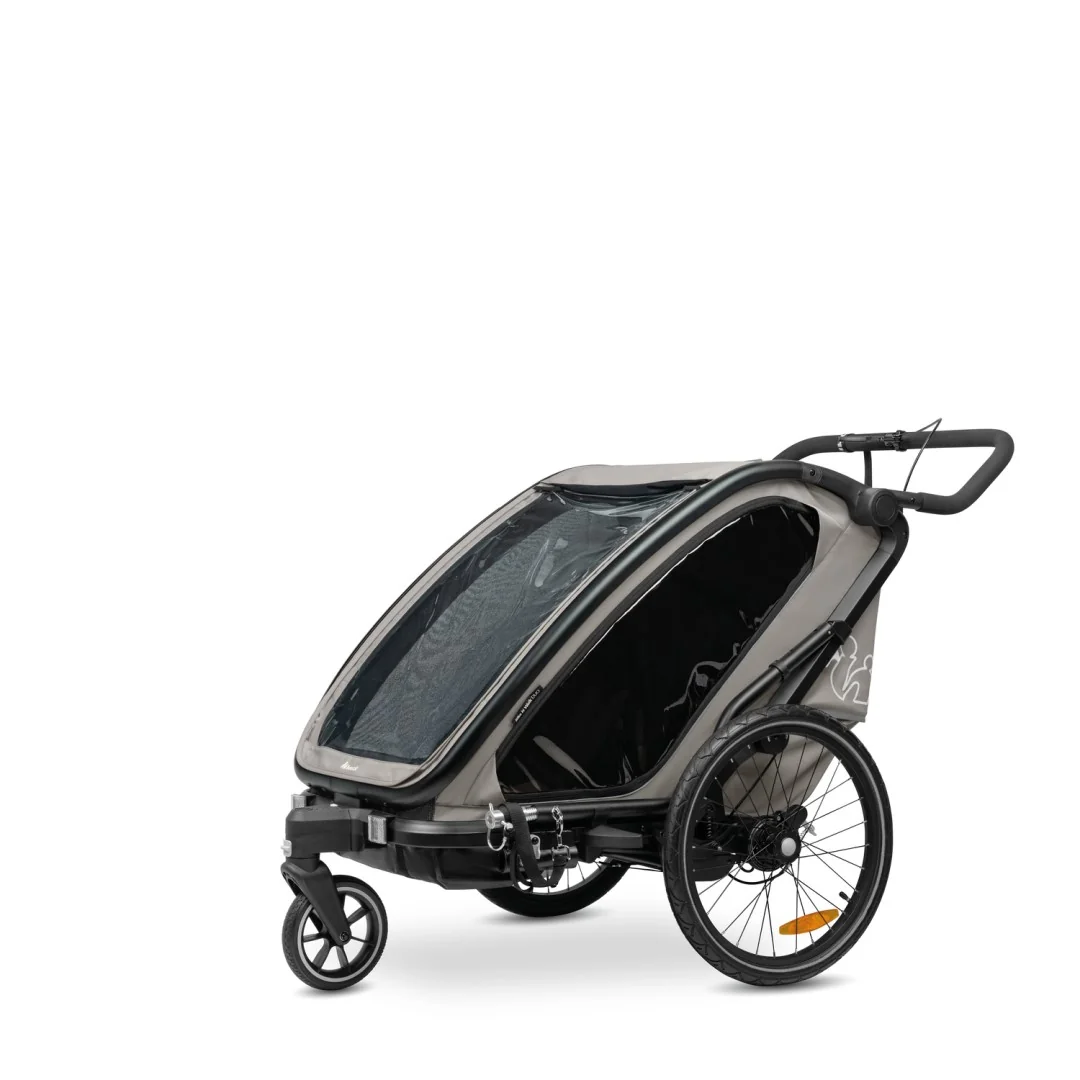 Hauck Bike N Walk Duo cyklovozík 3v1 light grey