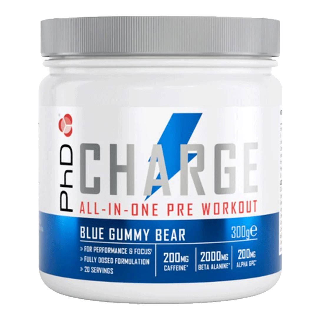 PhD Nutrition Charge Pre-Workout 300g - citron