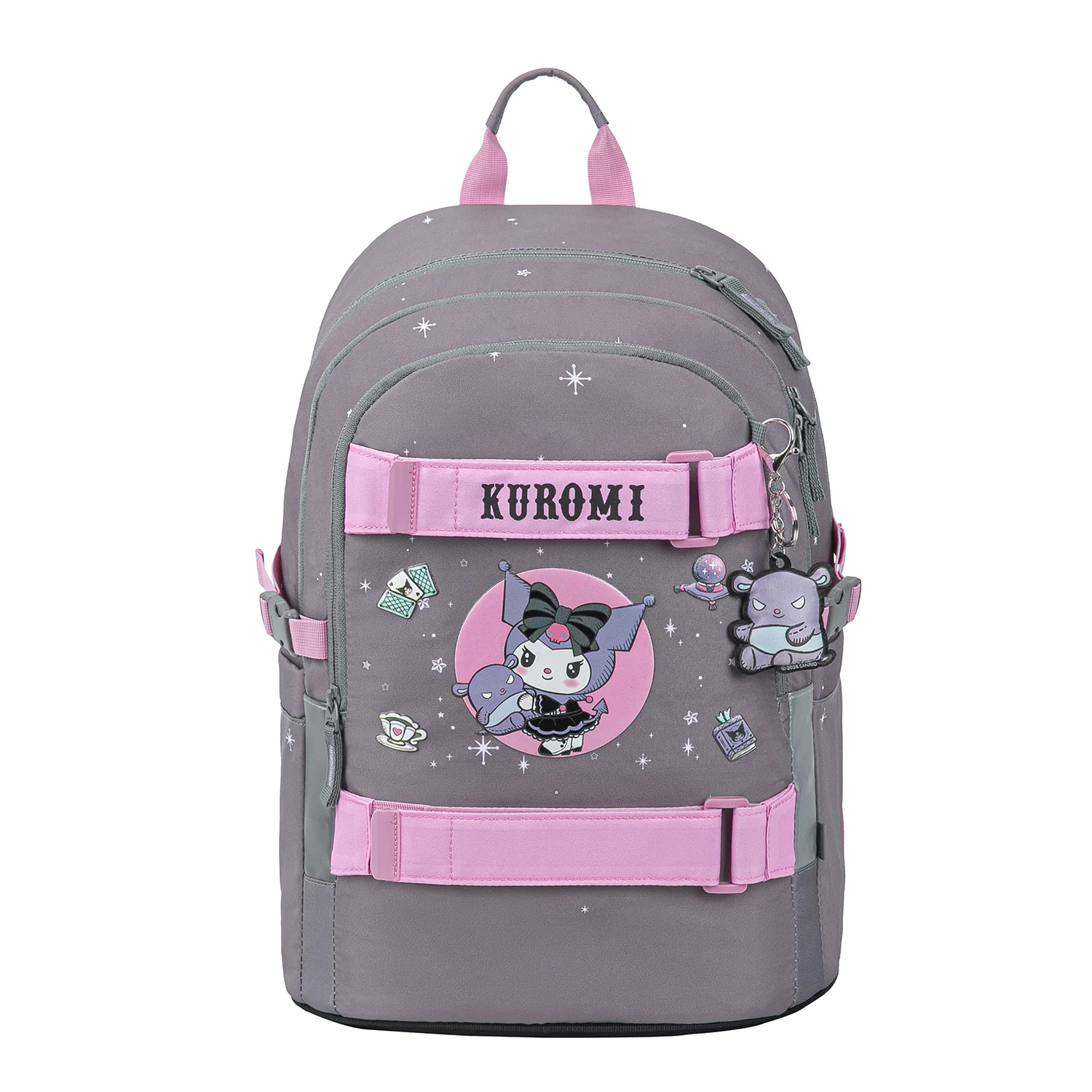 Baagl Školní set Skate Kuromi Grey