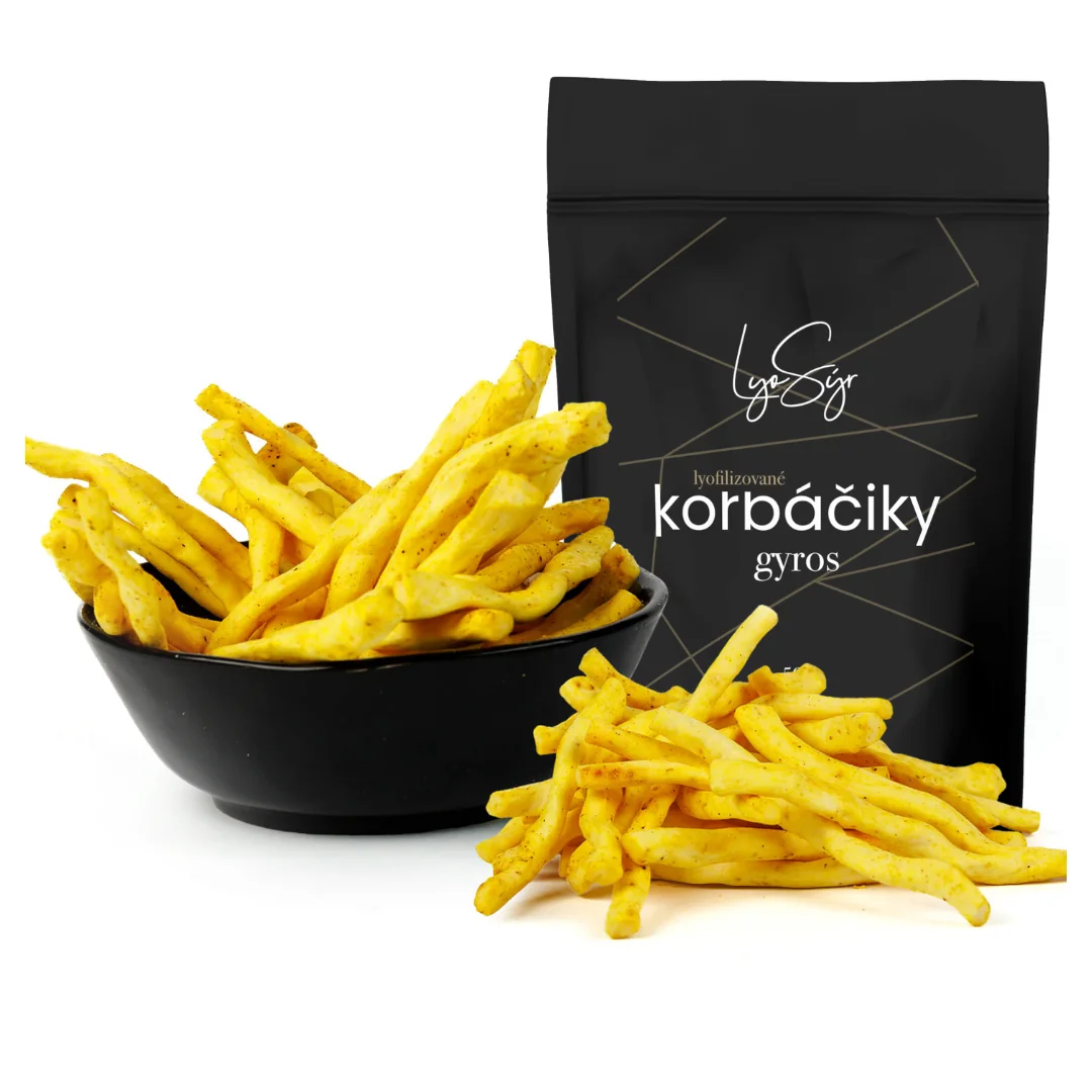 Lyopotraviny Lyofilizované korbáčiky - gyros, 1000 g