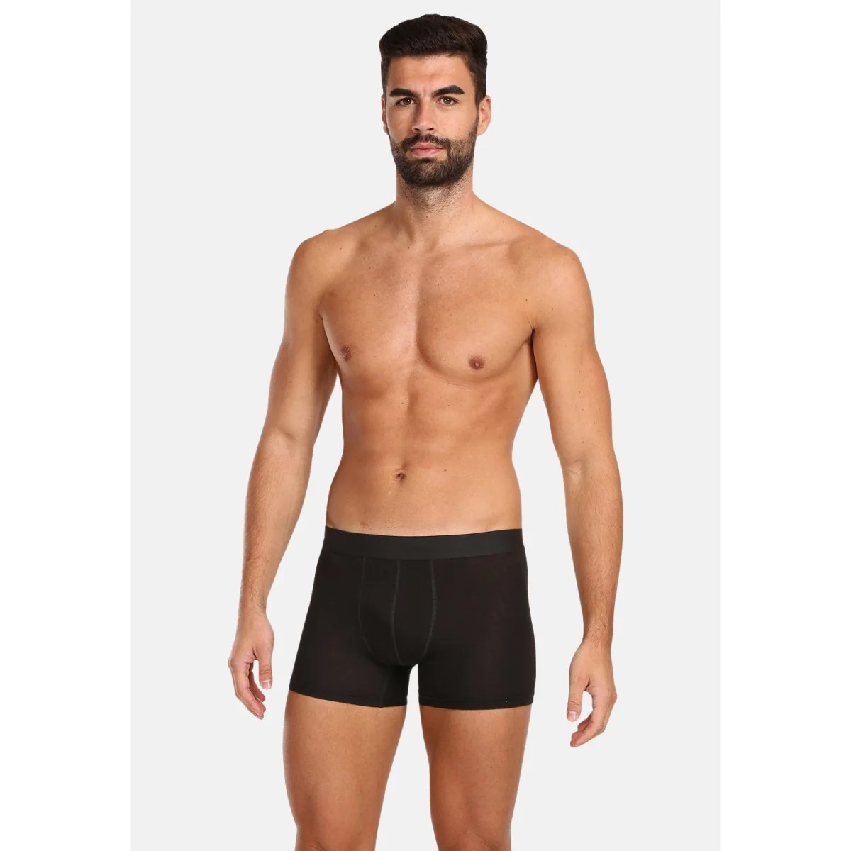 Nedeto 3PACK pánské boxerky nadrozměr černé (3NBX001) 9XL