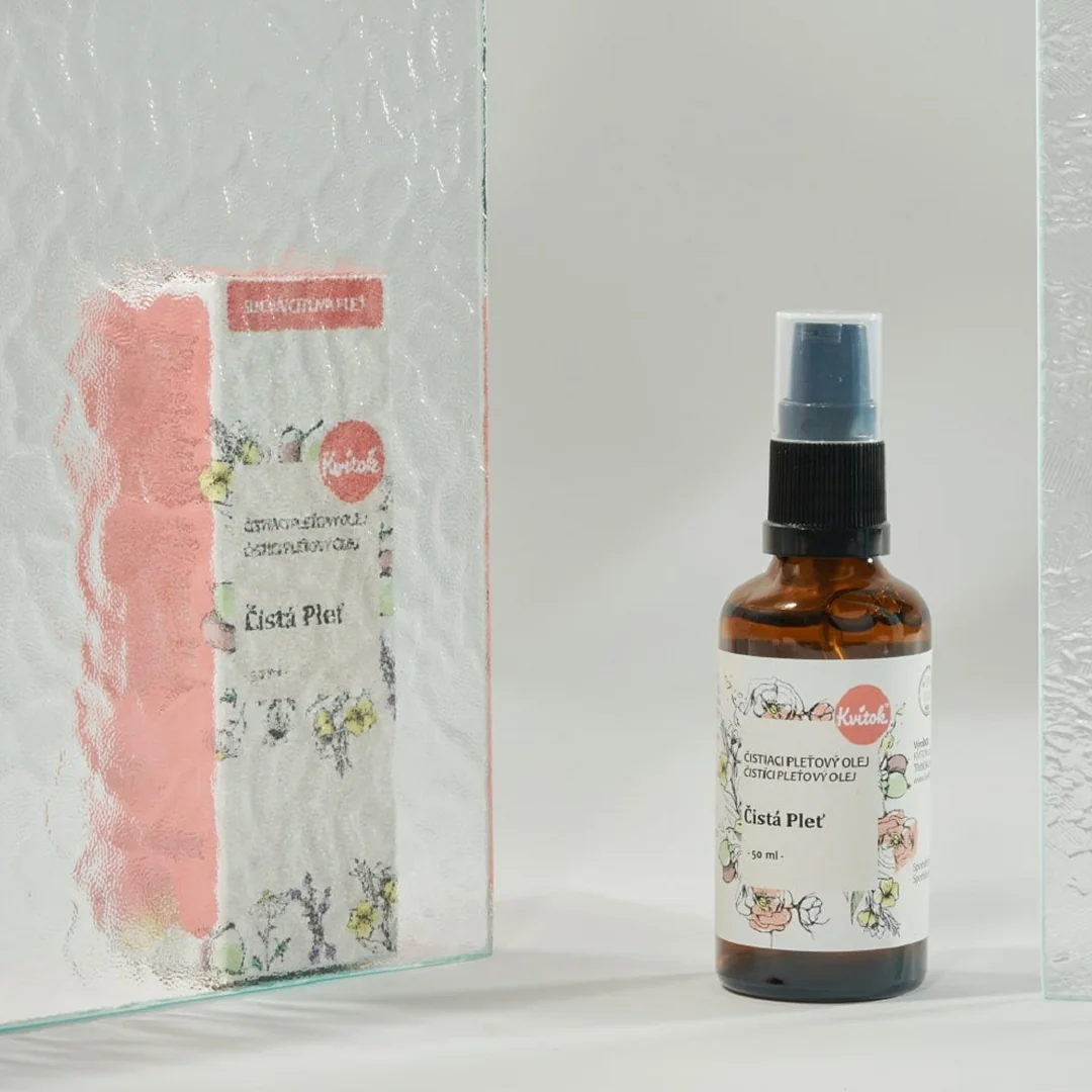 Kvitok Čisticí olej Čistá pleť pro suchou a citlivou pokožku (50 ml) 