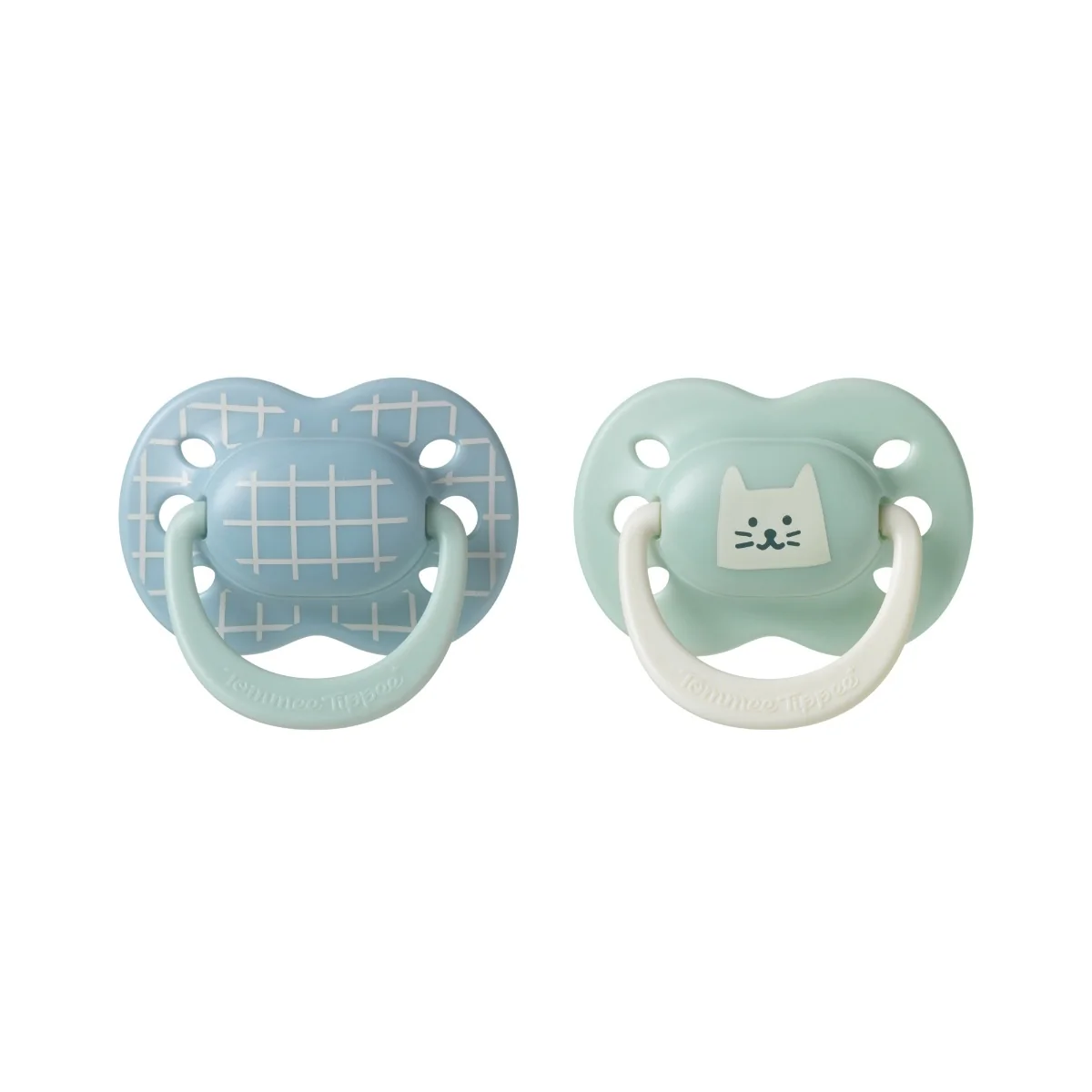 Tommee Tippee Ultimate Fit silikonový dudlík 0-6m, Boy 2 ks modrá