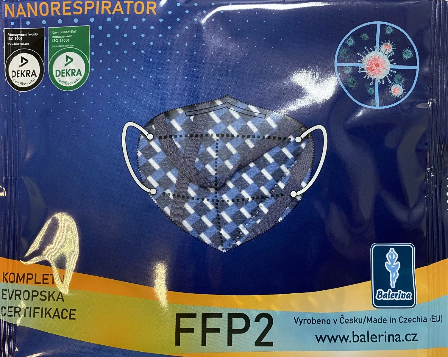 Balerina Nanorespirátor PFHM731 FFP2 NR vzor č. 28 1 ks