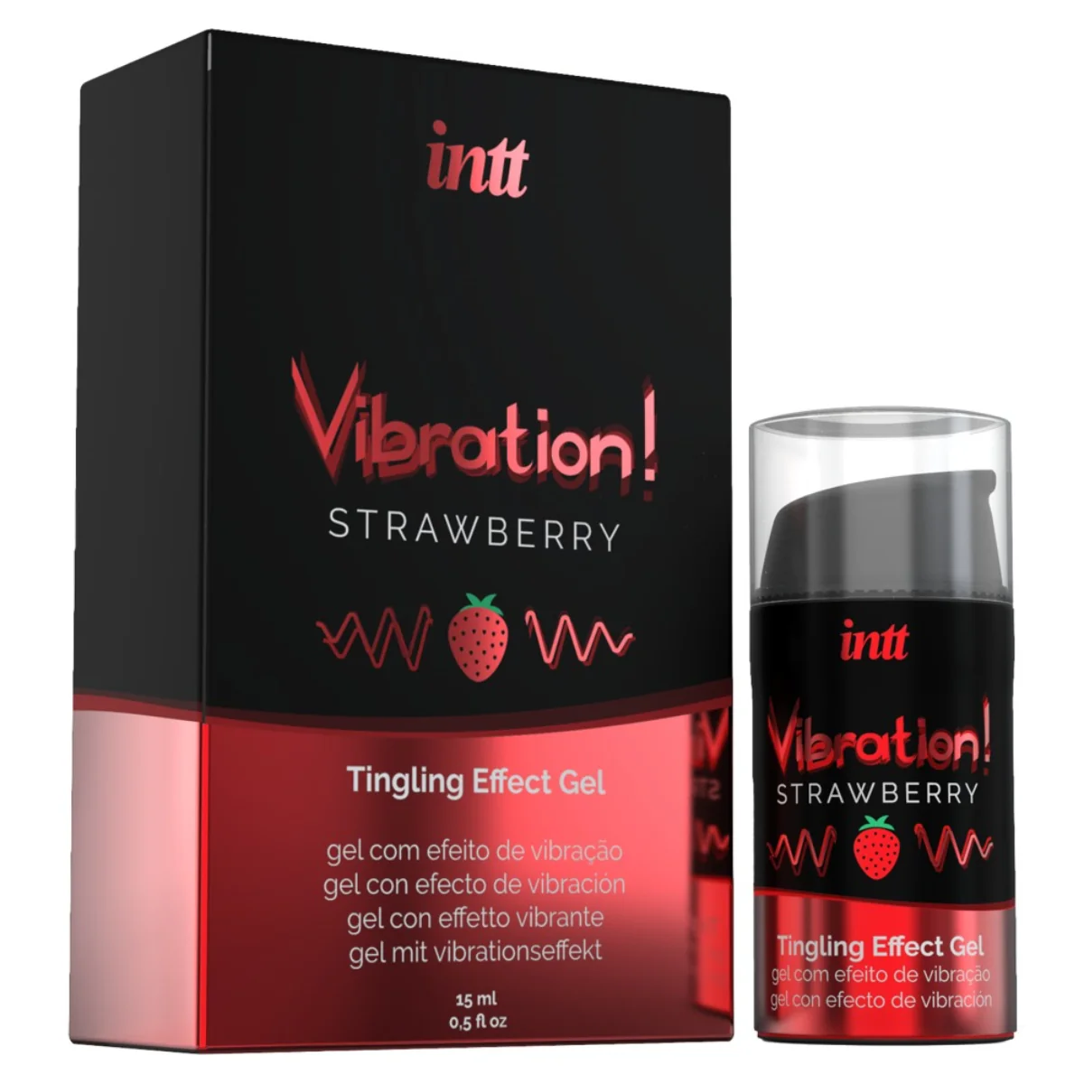 INTT Vibration! Strawberry Tingling Gel (15 ml)