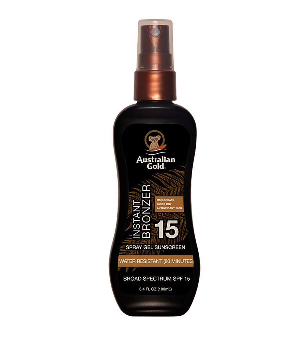 Australian Gold SPF 15 Spray Gel Bronzer gel ve spreji 100 ml