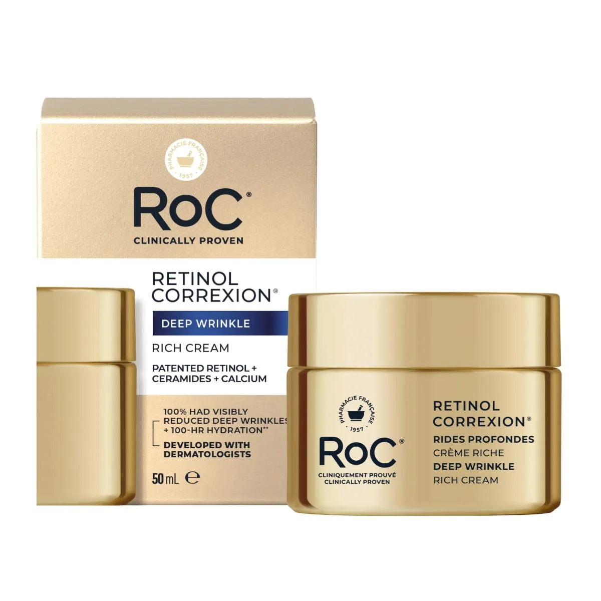 RoC Retinol Correxion Deep Wrinkle výživný krém 50 ml
