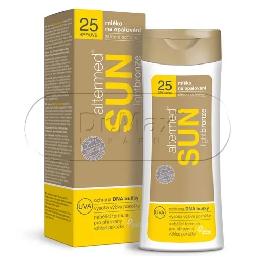 SUN lightbronze mléko SPF 25 200ml