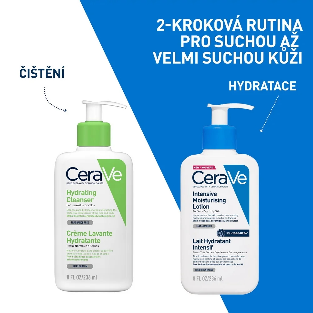 CeraVe Intenzivní hydratační mléko 236 ml
