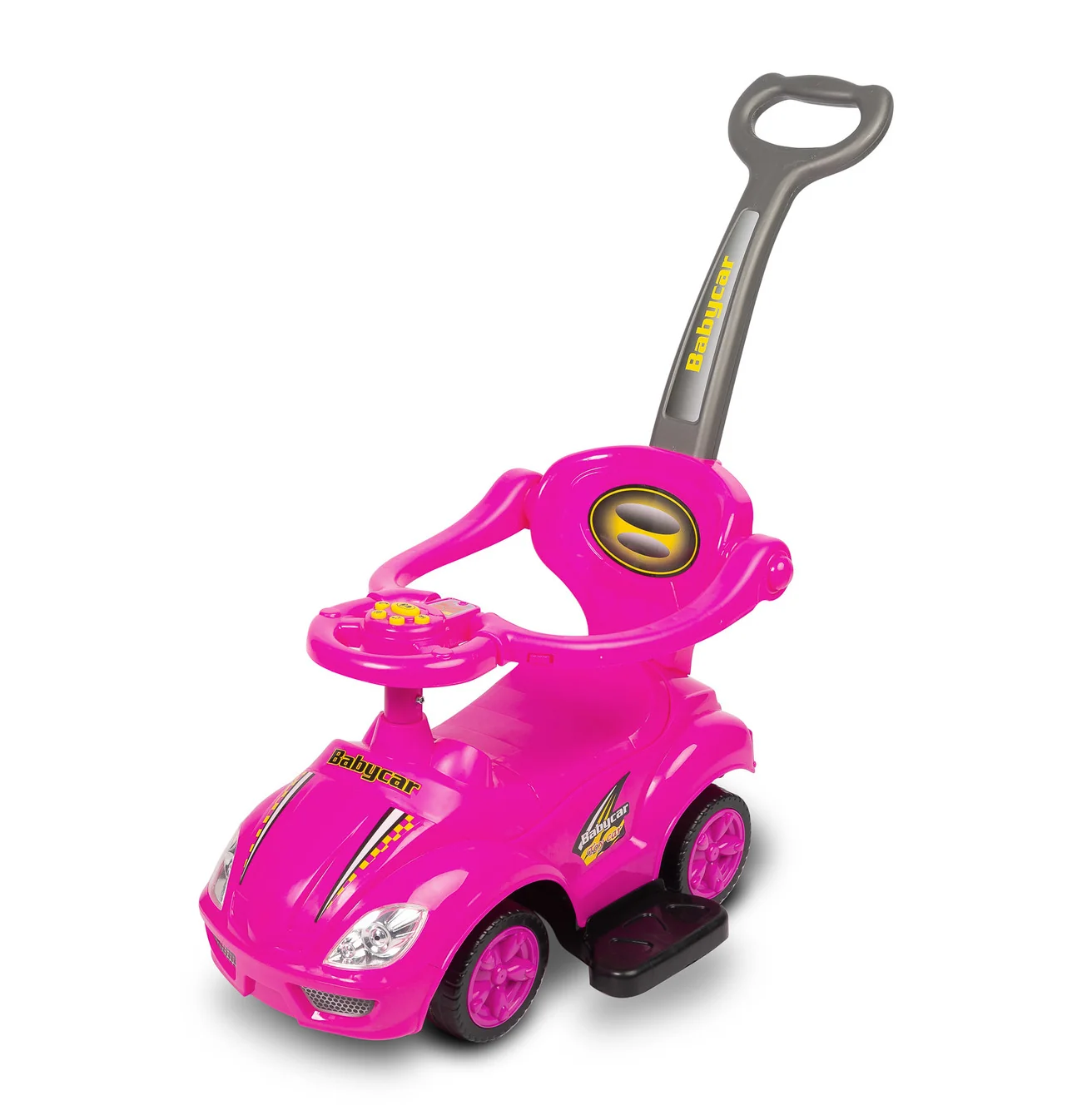 Toyz Odrážedlo Race Car 2v1 se zvukem – růžové 