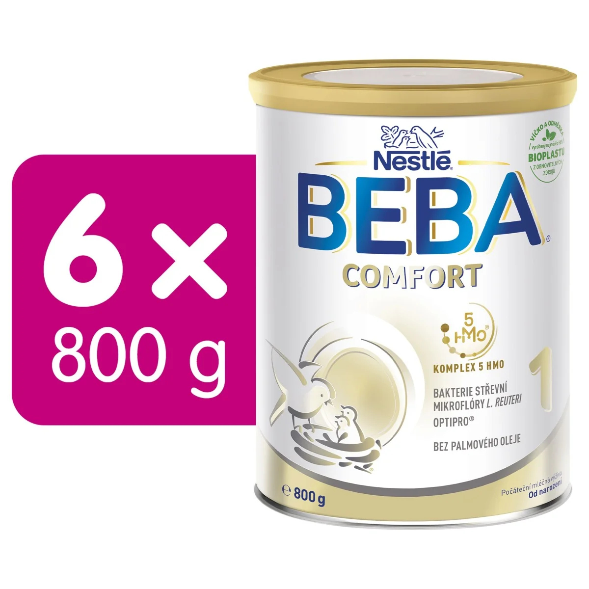 BEBA COMFORT 1 5HMO 6x800 g