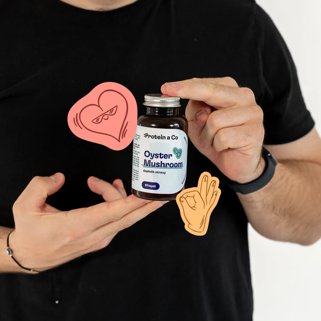 Protein a Co Hlíva ústřičná – 90 kapslí