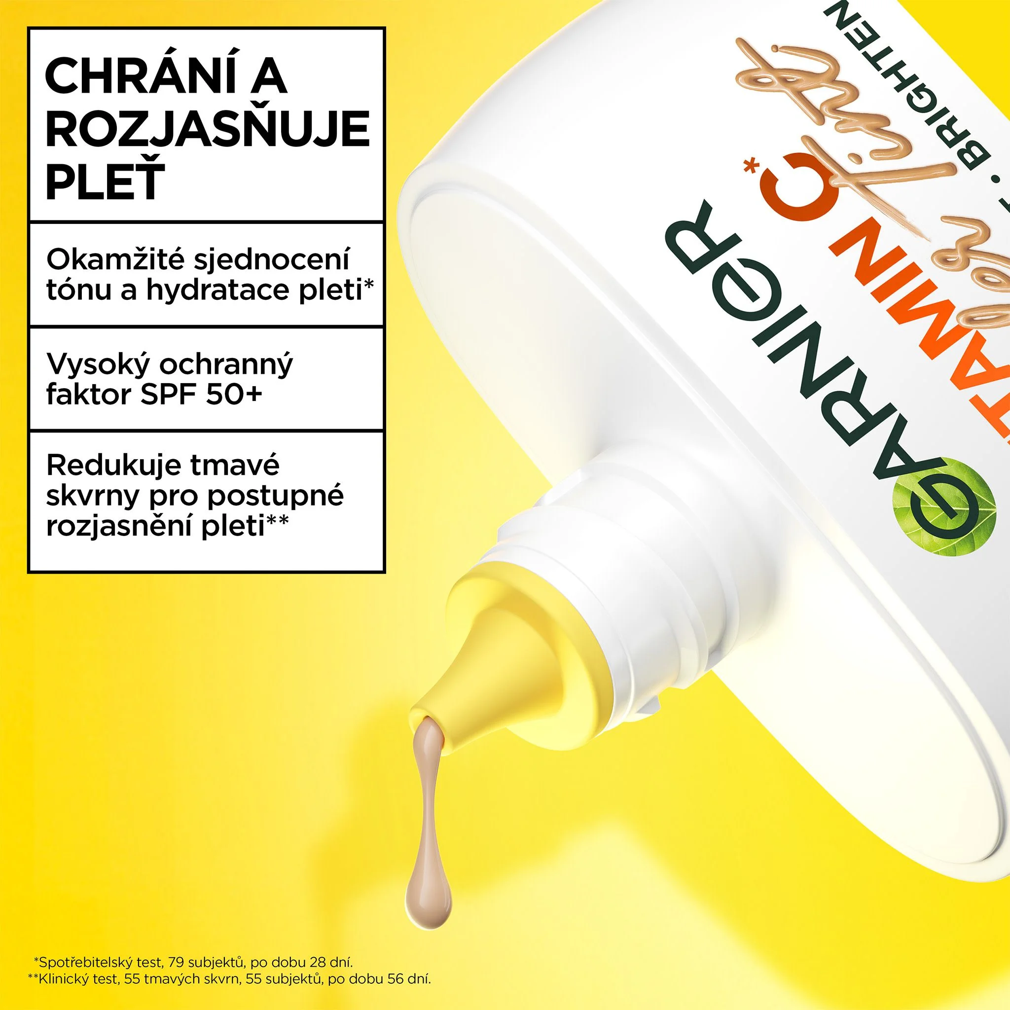 Garnier Vitamin C Wonder Tint SPF50+ odstín Light tónovací fluid 40 ml