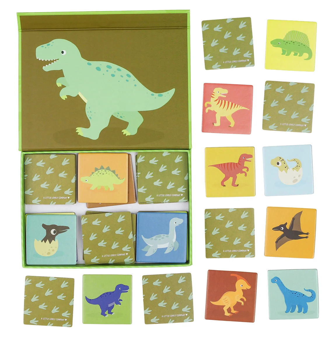 A Little Lovely Company pexeso – dinosauři