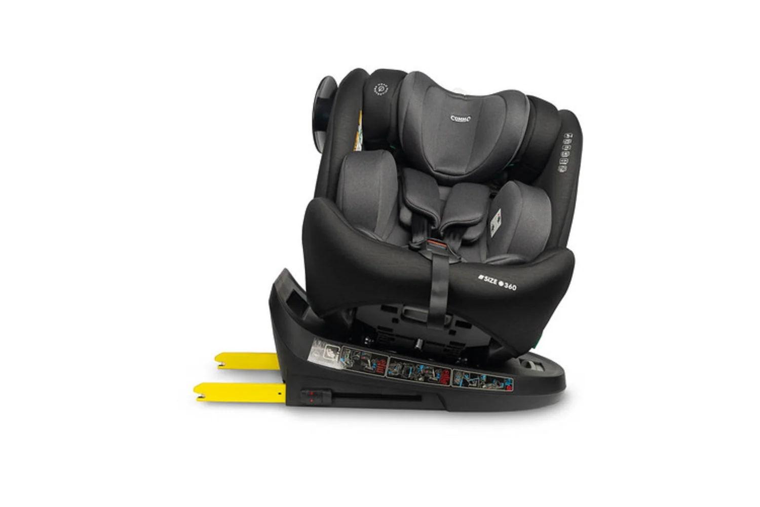 Caretero Autosedačka s isofixem COMMO I-size, 40-150cm, grafit