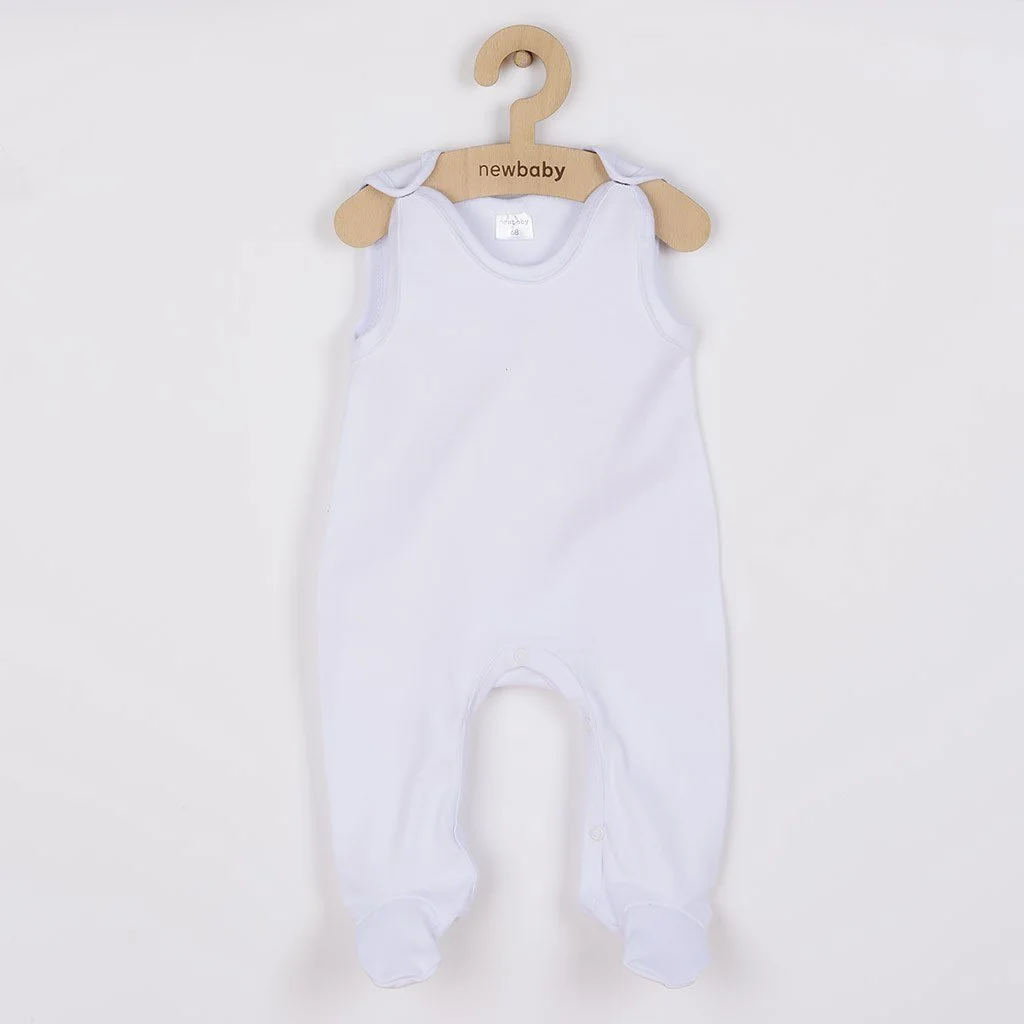 New Baby Dupačky bílé Classic, vel. 56 (0-3m)