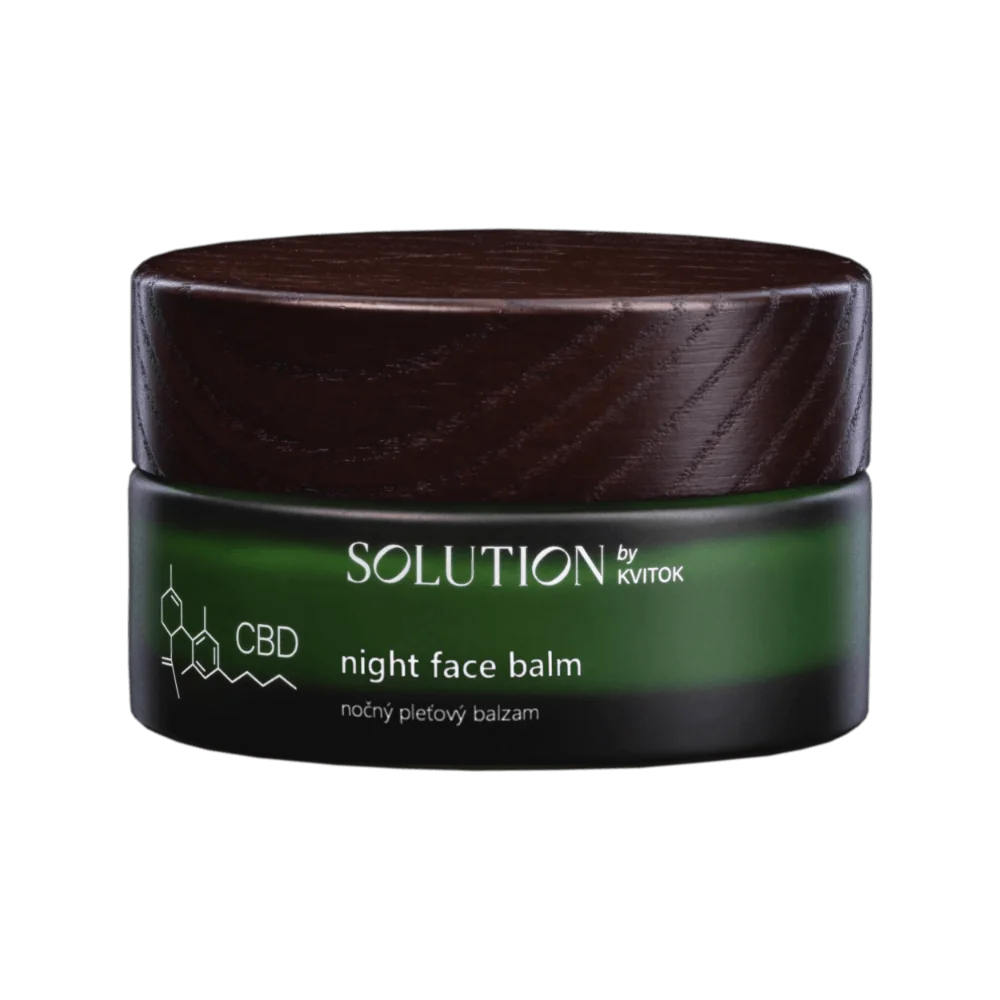 Kvitok Solution Konopný pleťový krém - noční (30 ml)