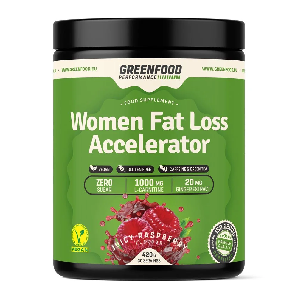 GreenFood Performance Women Fat Loss Accelerator Juicy malina 420 g