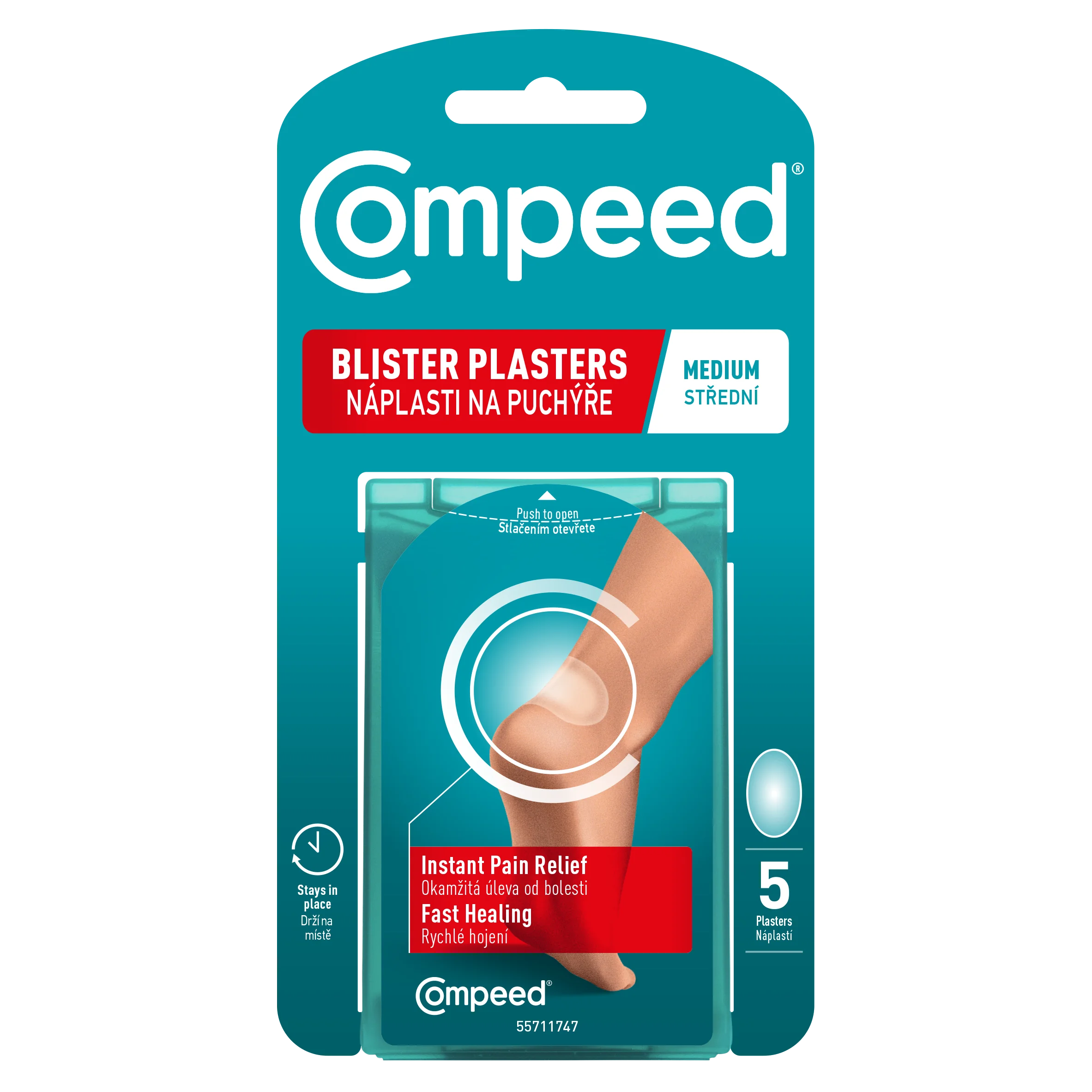 Compeed Náplasti na puchýře střední 5 ks
