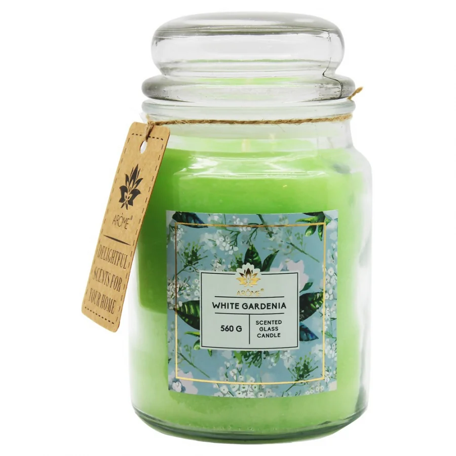 ARÔME Vonná svíčka White Gardenia 560 g 