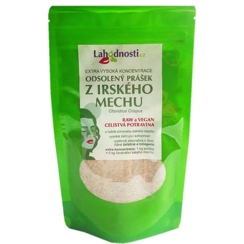 Lahodnosti Odsolený prášek z Irského mechu 70 g