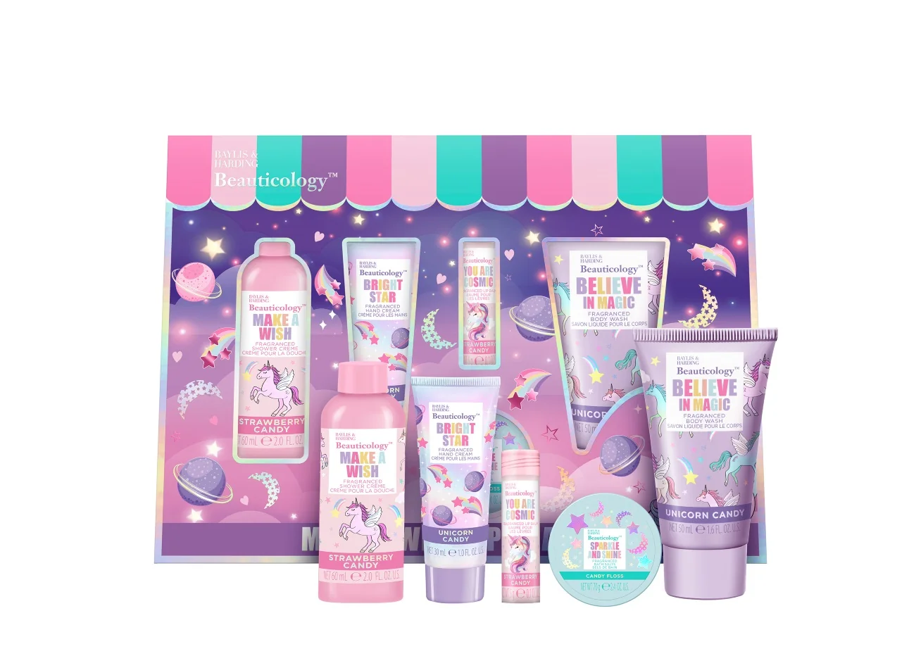 Baylis & Harding Sada péče o tělo Unicorn 5 ks