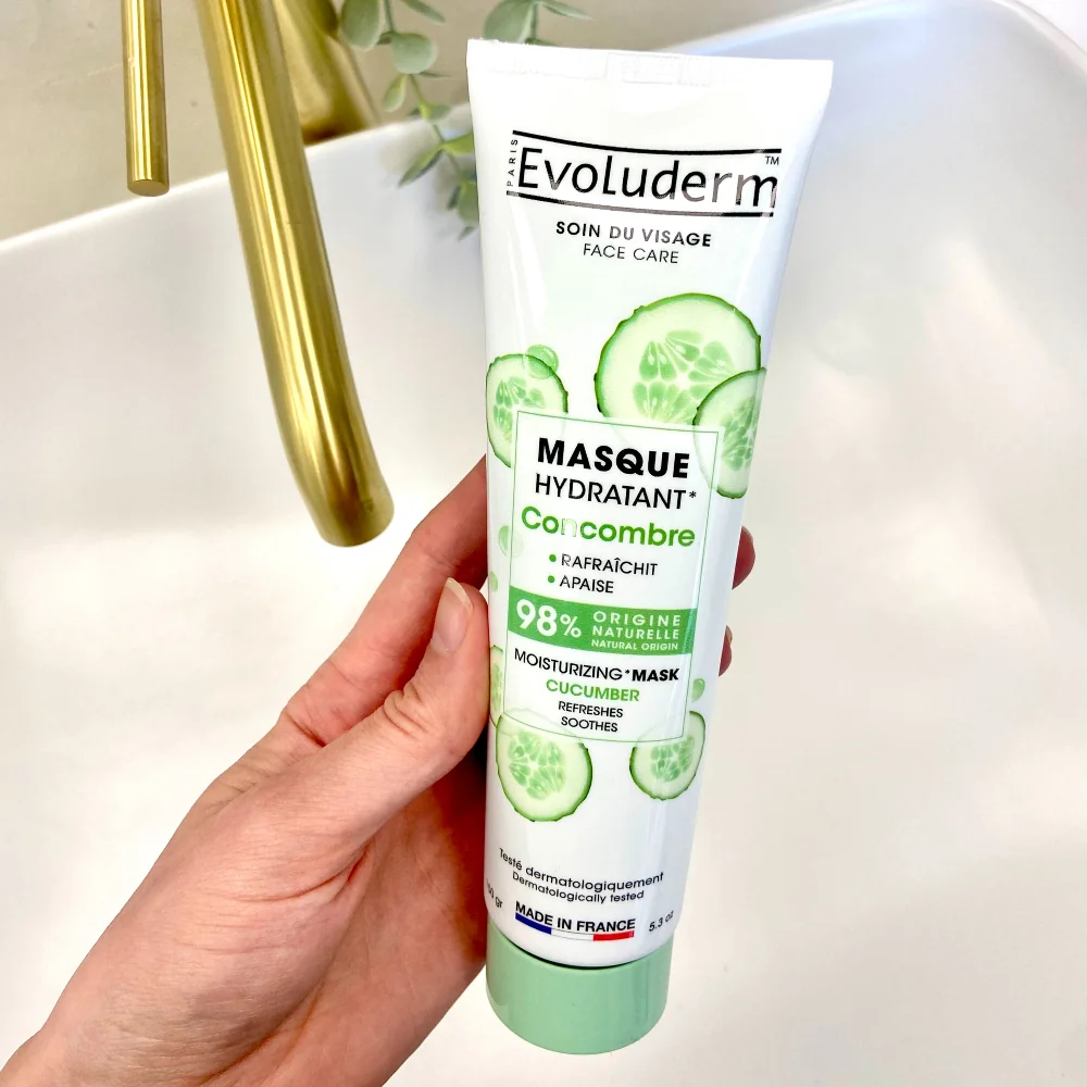 Evoluderm Hydratační pleťová maska s okurkovým extraktem 150 ml