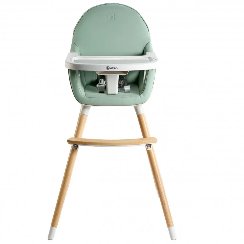 BABYGO jídelní židlička Scandi Green